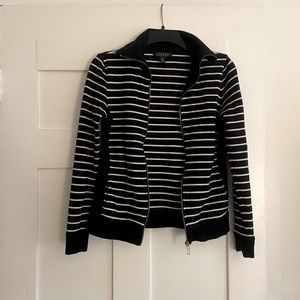 Lauren by Ralph Lauren XS navy/white sweater